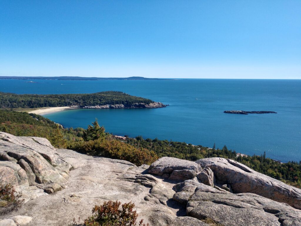 View from Mt Gorham in Acadia National Park