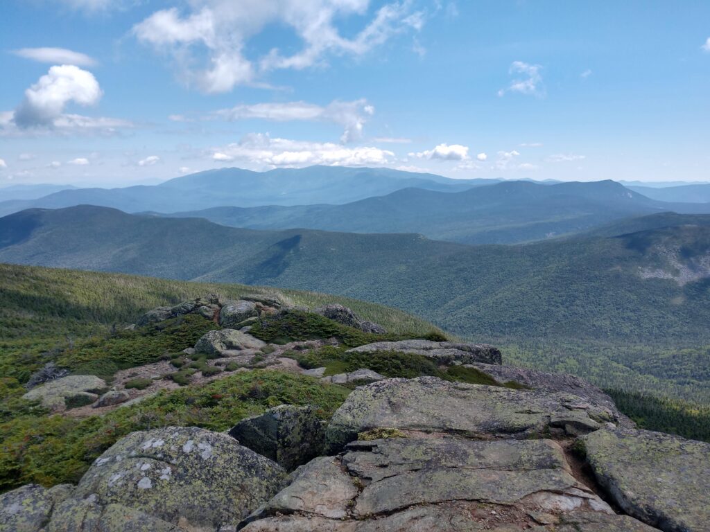 View from South Twin Towards Mt Washington and the Presidential Range