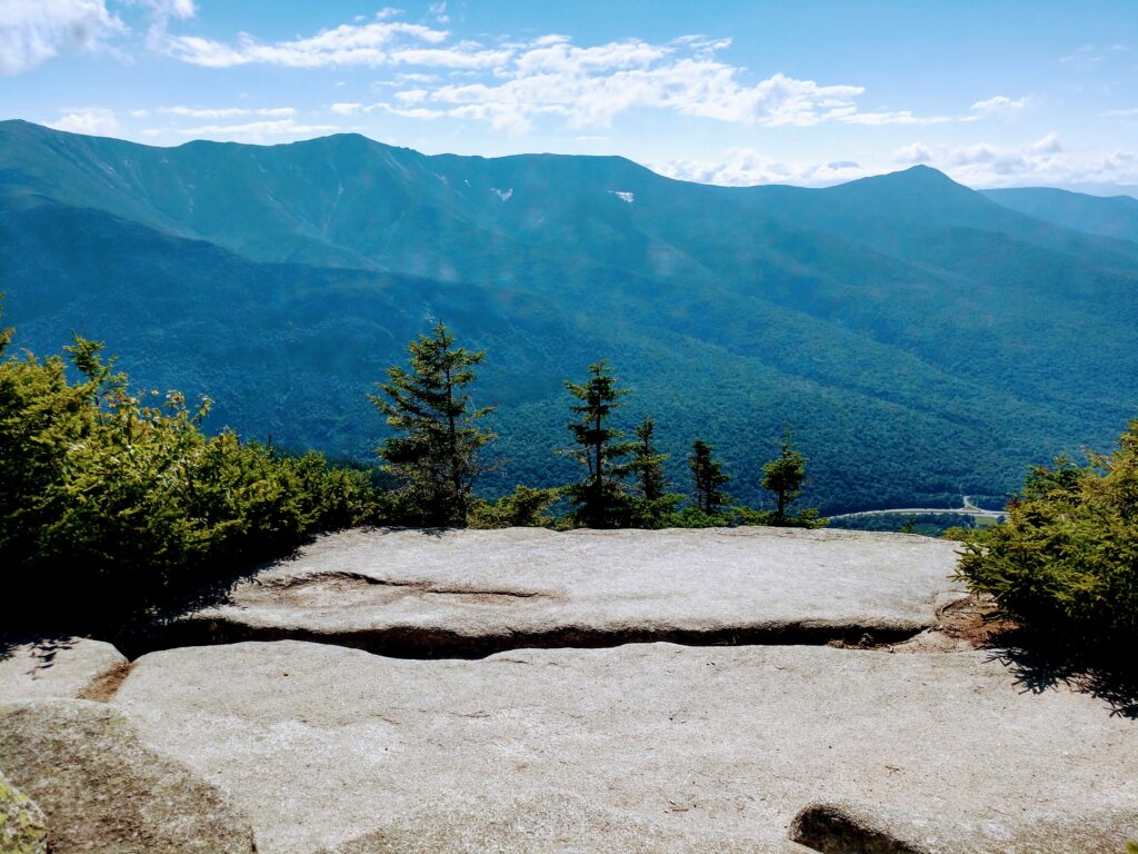 The Franconia Ridge from Cannon Mountain