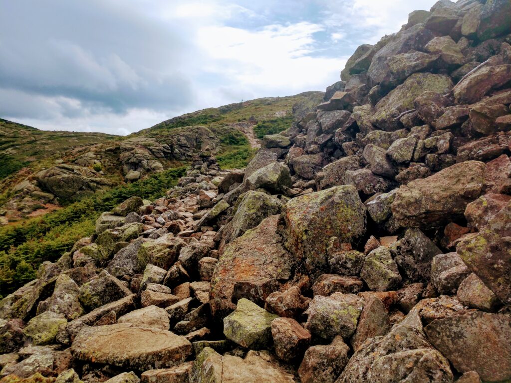 The Small Talus Field Right Before Hitting the Crawford Path