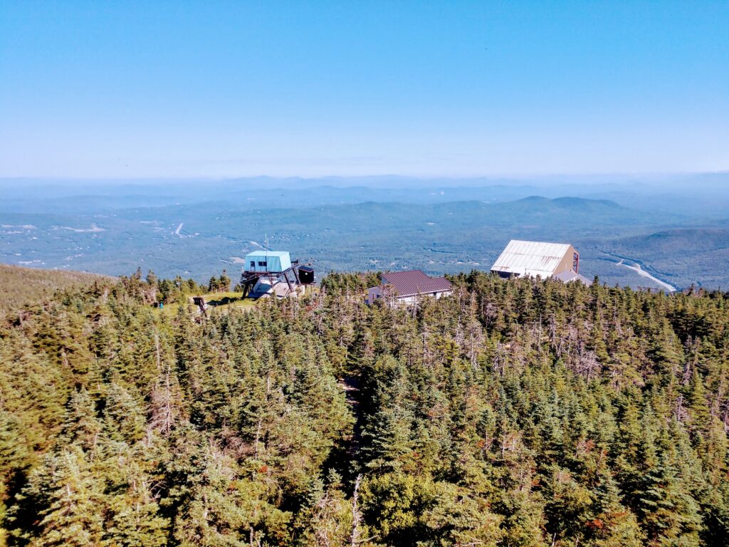 The Tram Station at the Top of Cannon Mountain