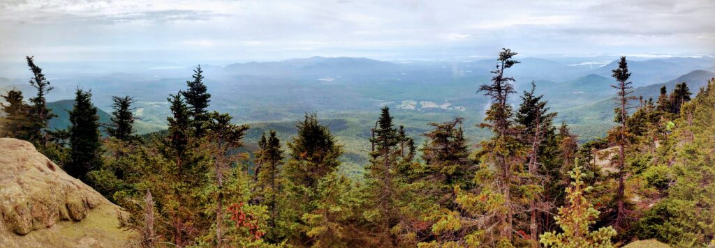 View of the Lakes Region Atop Mt Whiteface