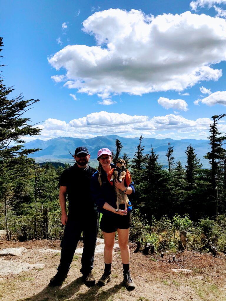 Brad and Lindsey with Mt Washington in the Background