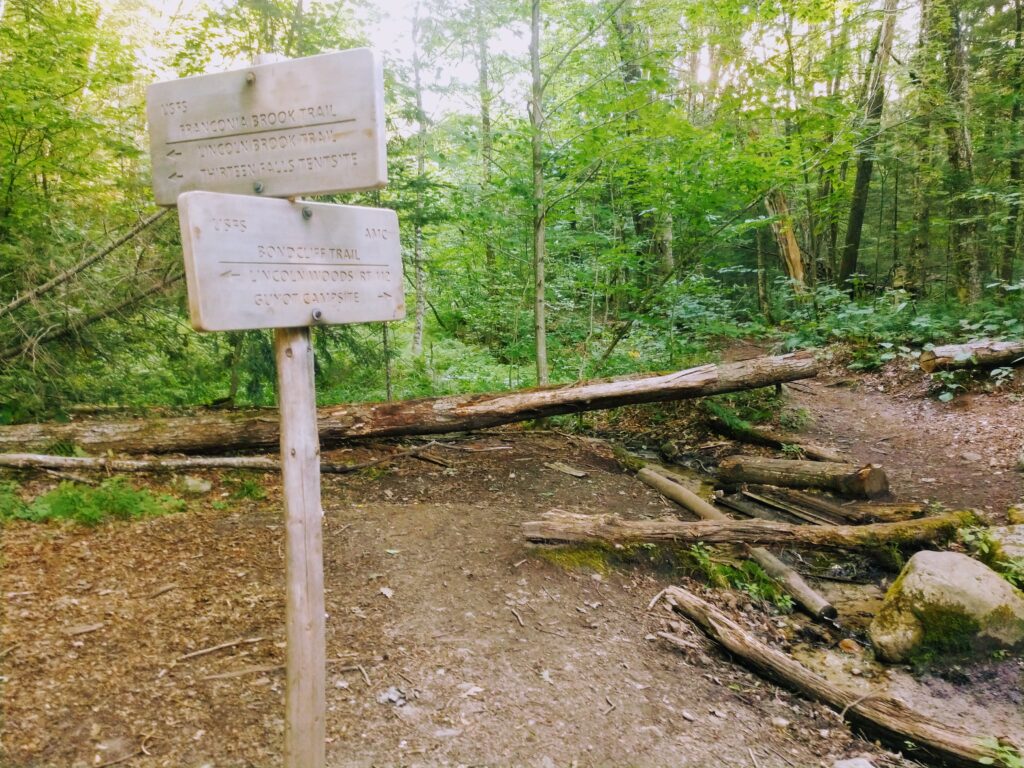 Wayfaring Sign Along the Bondcliff Trail