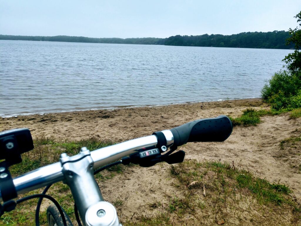 Beach along the Cape Cod Rail Trail