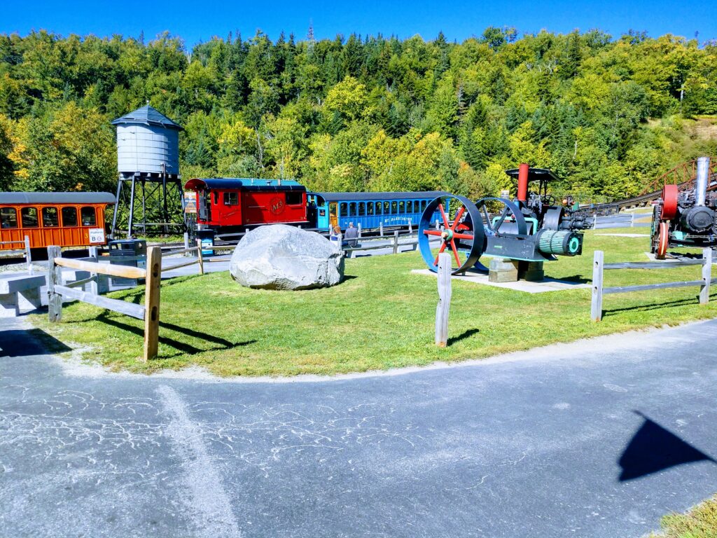 Cog Railway at the base of Mt Washington