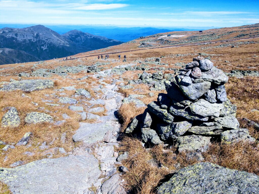 The Great Gulf Trail Descending Mt Washington