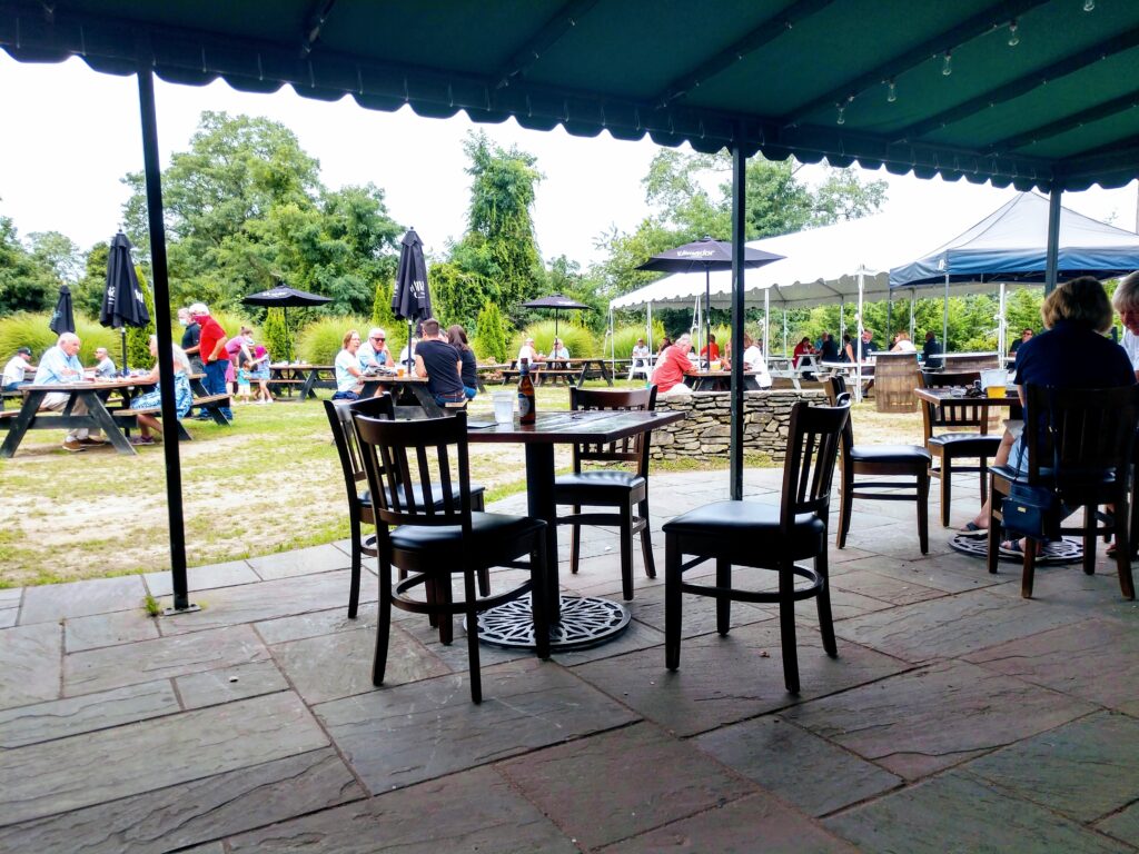 Hog Island Beer Garden Seating