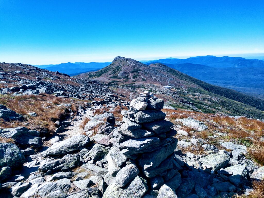 View of Mt Monroe Climbing Washington