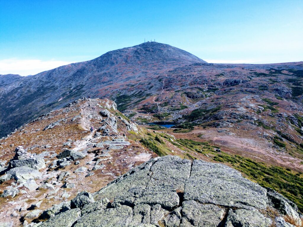 View of Mt Washington from Mt Monroe