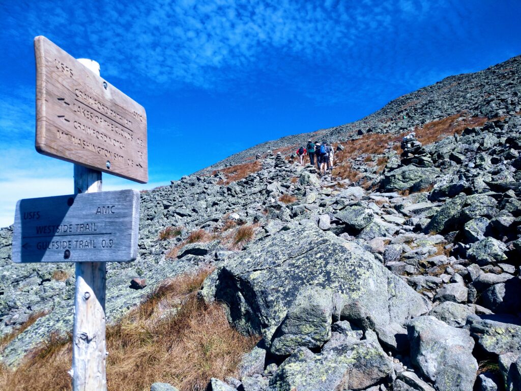 Sign up Mt Washington