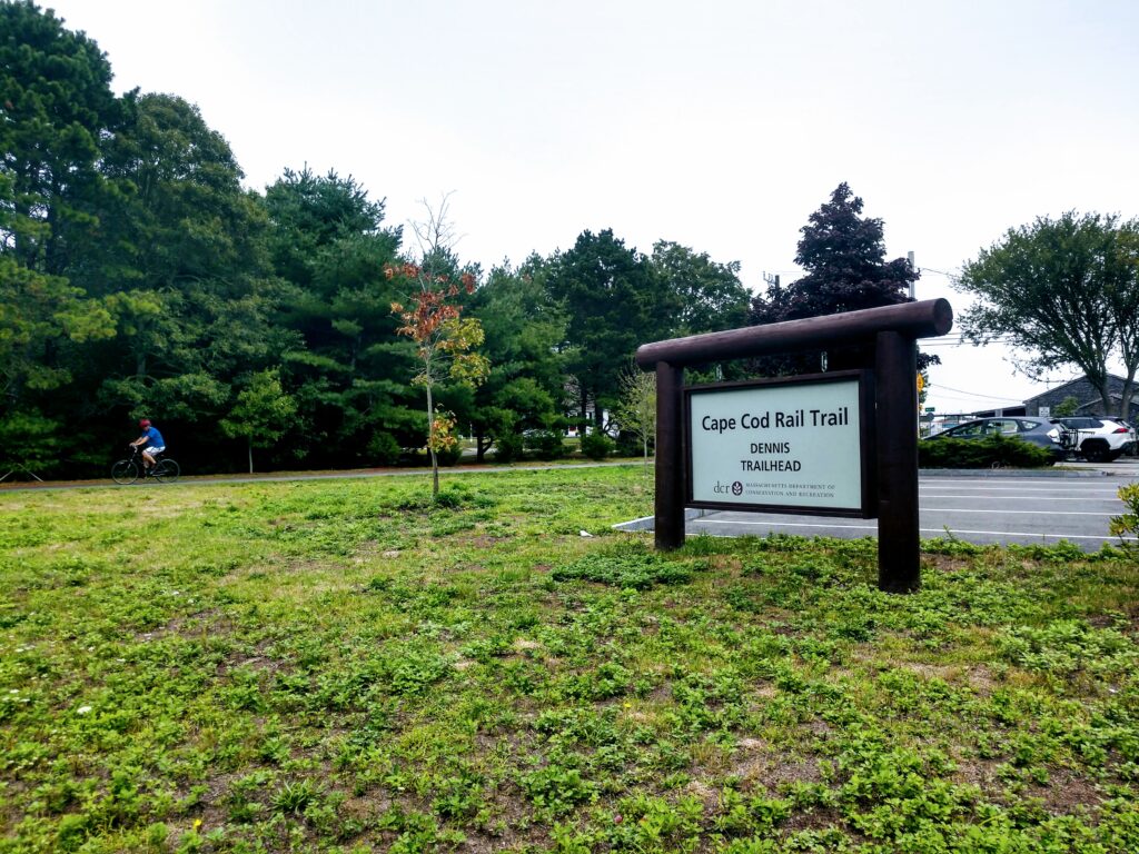 Cape Cod Rail Trail at Dennis MA