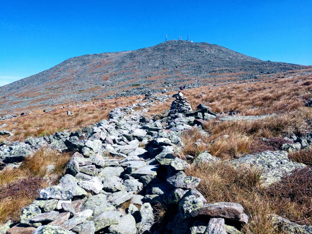 rail up Mt Washington