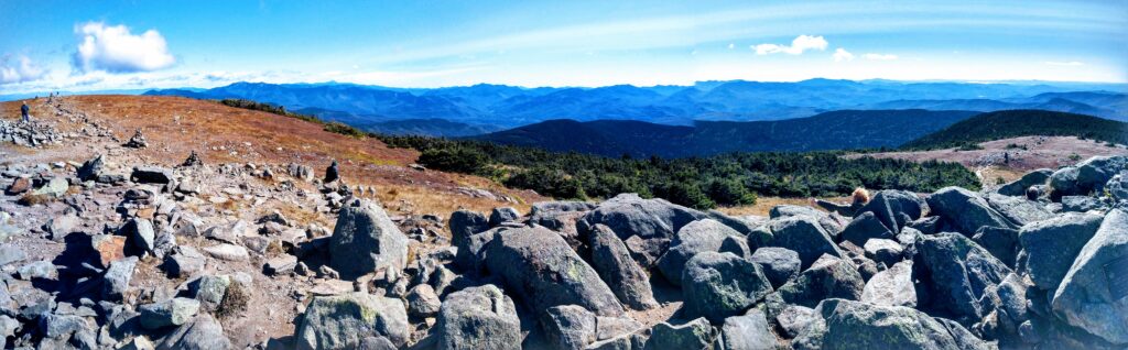 Panoramic view from the summit of Moosilauke 