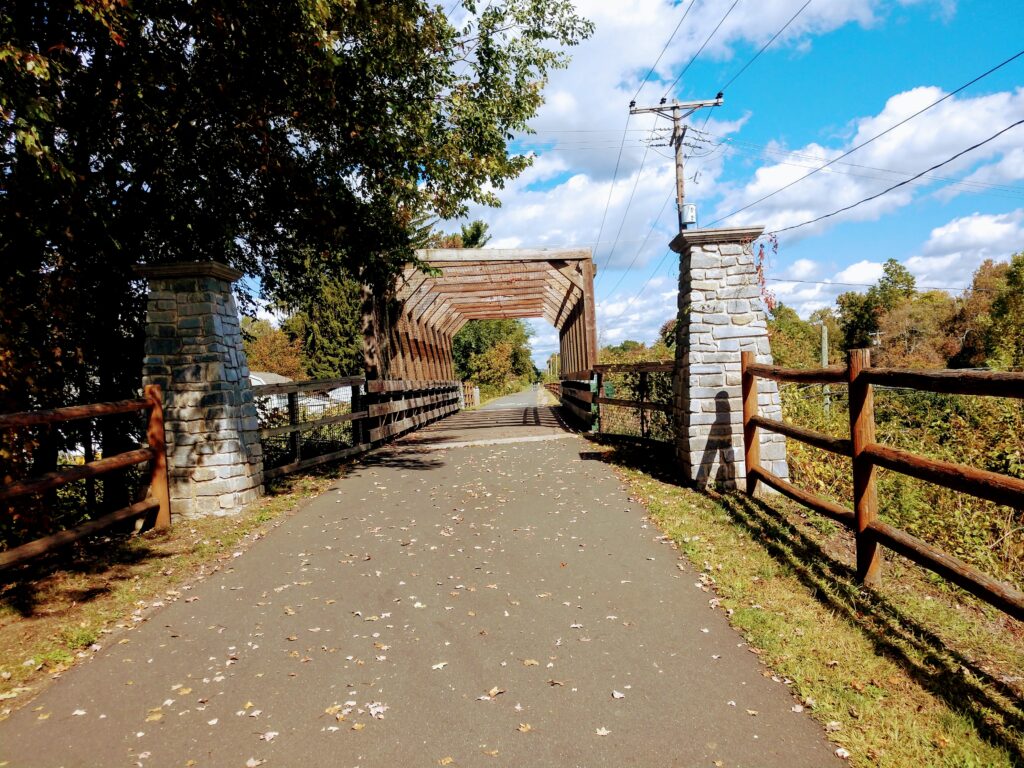 Bridge Along the Farmington Canal Trail