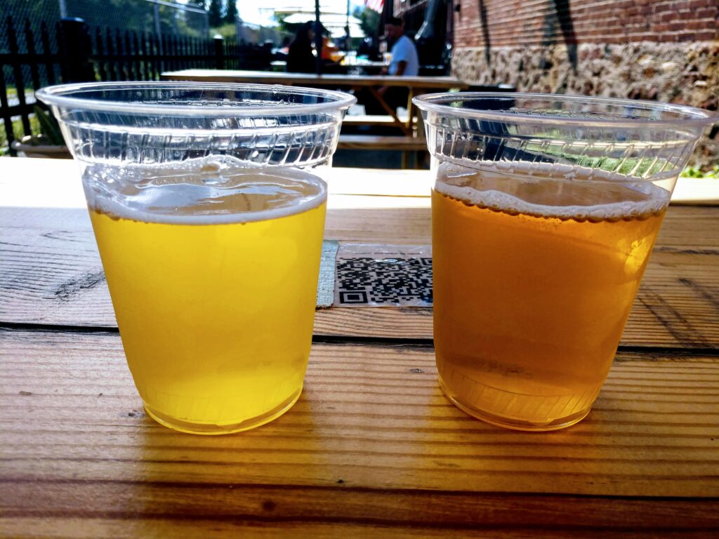 Beer on Kinsman Brewing Patio