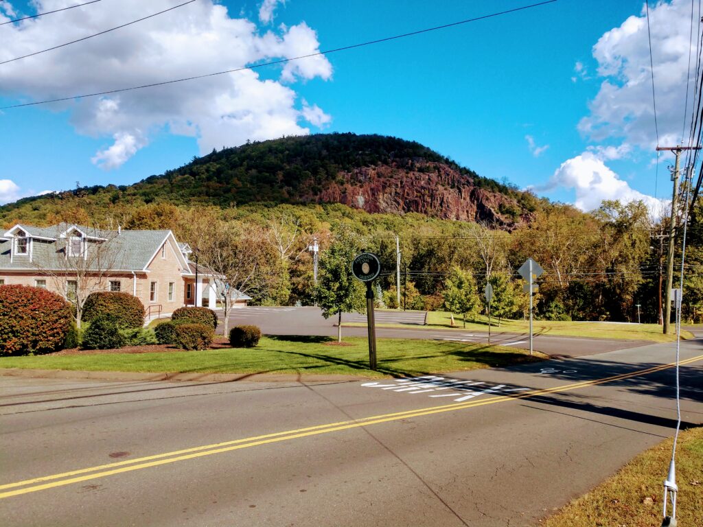 Mountain Along the Farmington Canal Trail