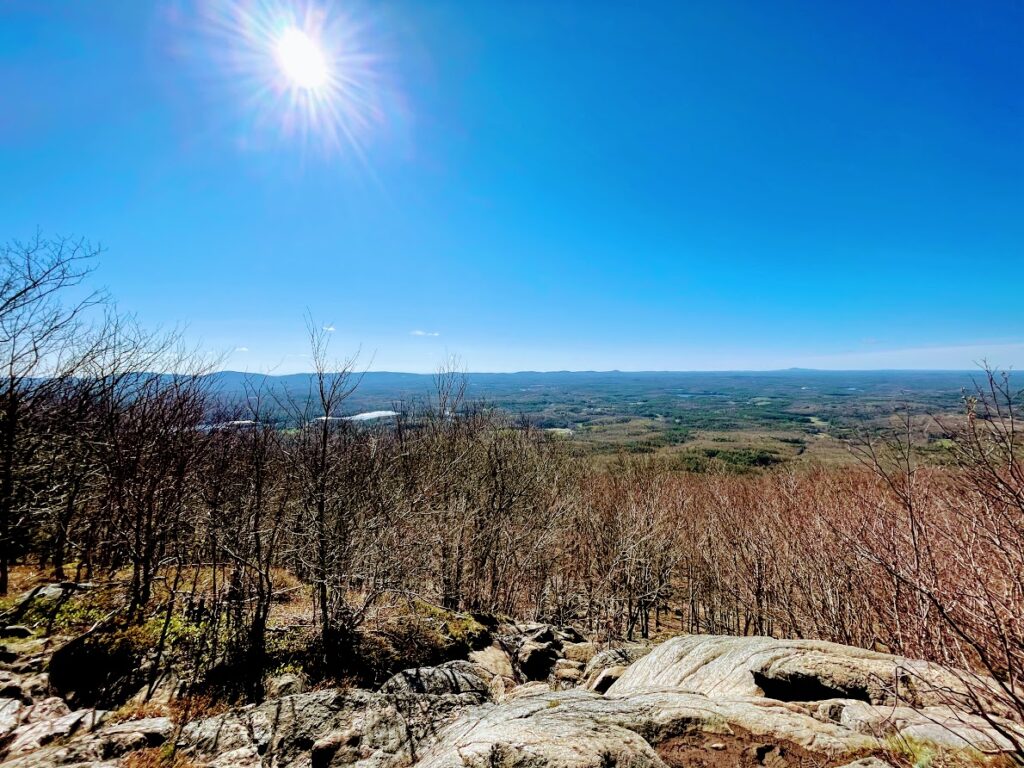 Initial Views Hiking Up Mt Monadnock