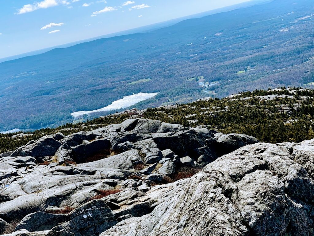 Rocky View from the Summit of Mt Monadnock