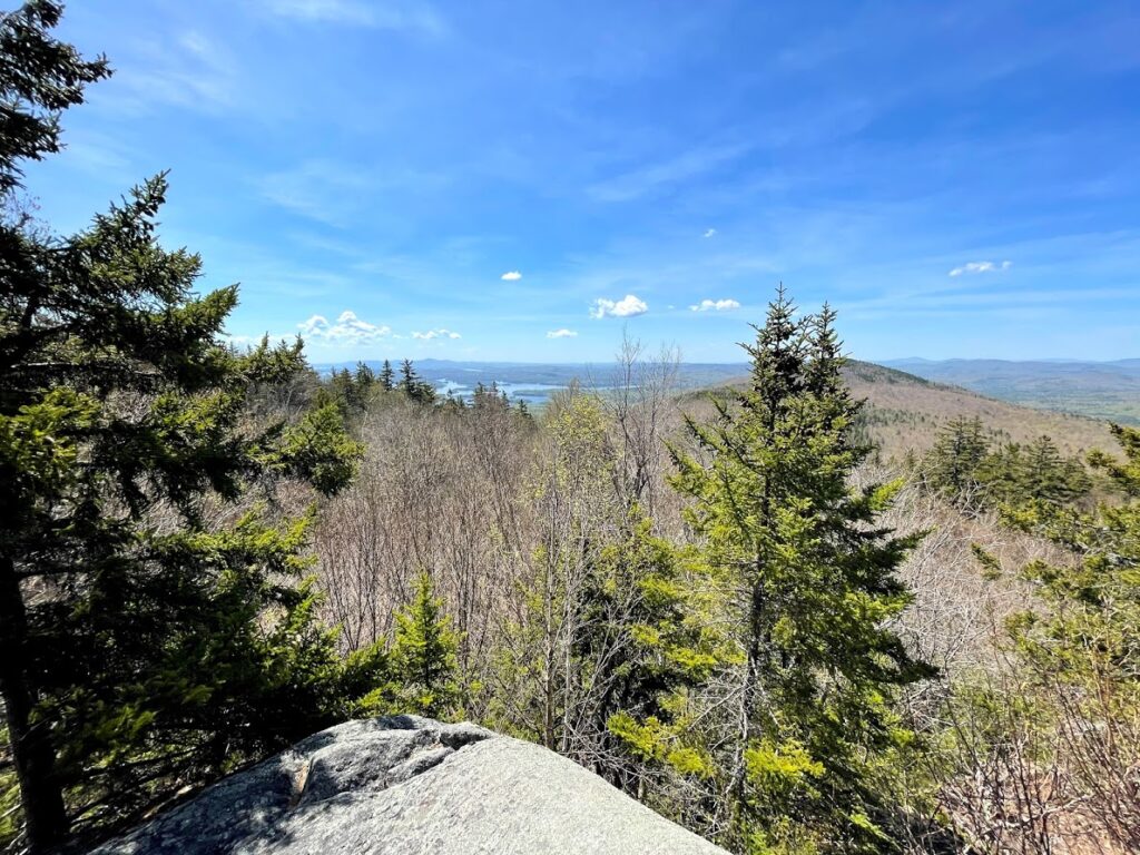 The view of Lakes up Mt Morgan