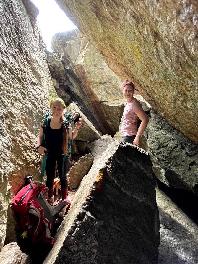 Inside the Boulder Cave