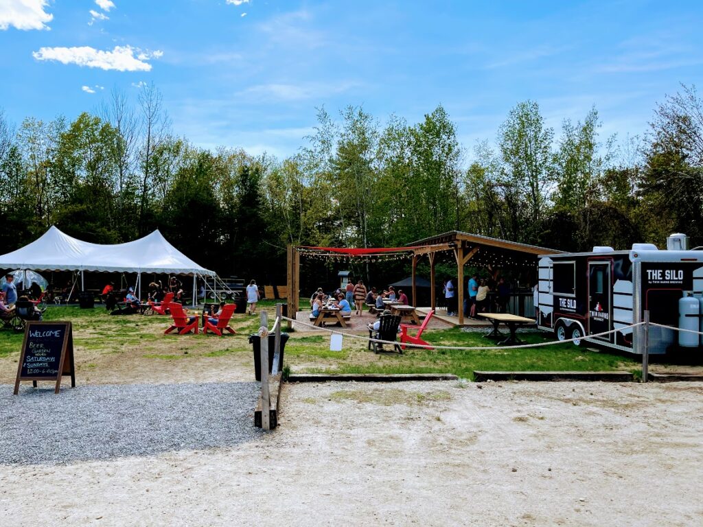 Beer Garden at Twin Barn Brewing